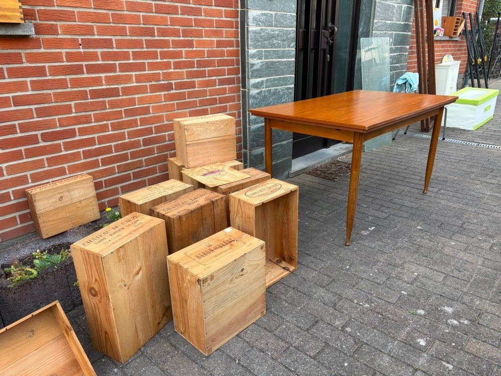 caisses à vin, Ophalen, Gebruikt, Rode wijn