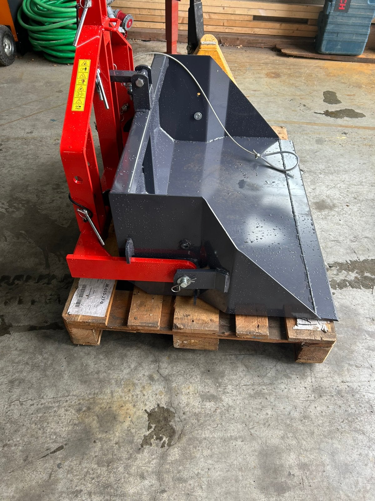 Grondbak kiepbak minitractor nieuw!!, Ophalen