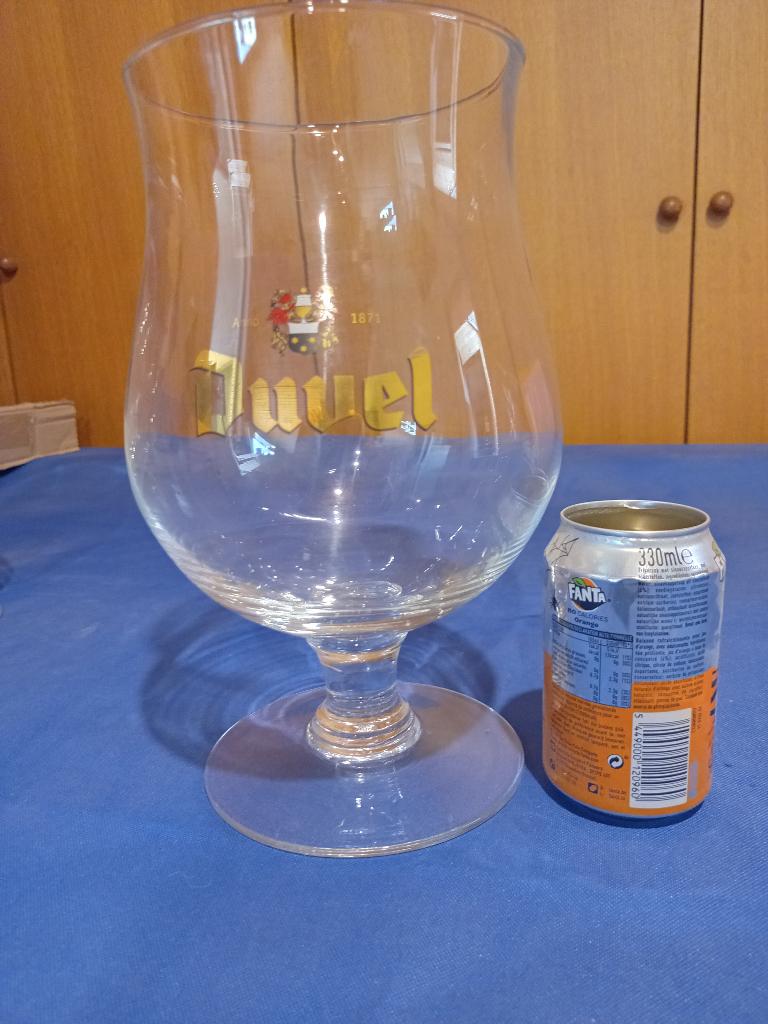 Oud Duvel glas van 3 liter, Ophalen of Verzenden, Zo goed als nieuw, Glas of Glazen, Duvel