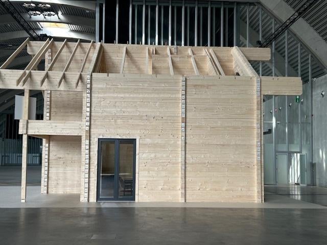 houten huis, Provincie Henegouwen, 120 m², Vrijstaande woning, 3 kamers