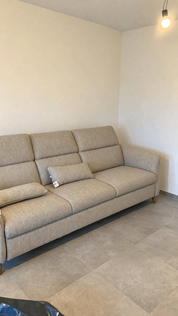 Zetel, drie zit, Maison & Meubles, Trois personnes, Banc droit, Bois, Comme neuf