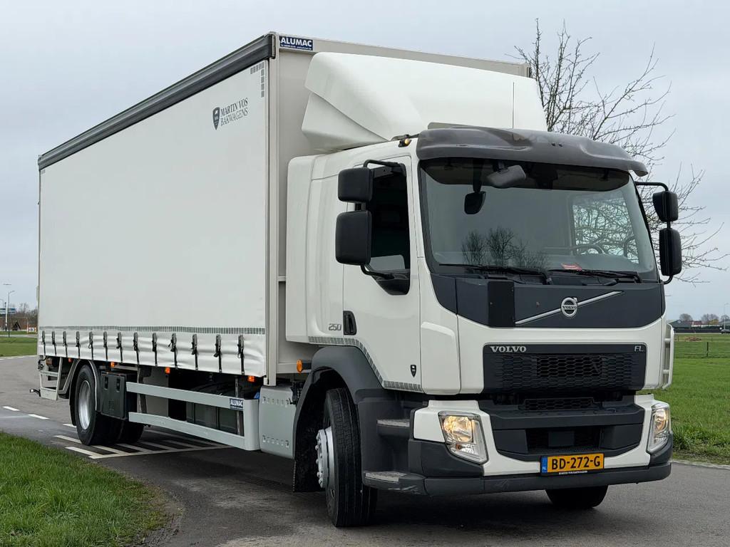 Volvo FL FL250.18 Schuifzeil Bakwagen met Laadklep, Auto's, Automaat, Achterwielaandrijving, Euro 6, 256 pk