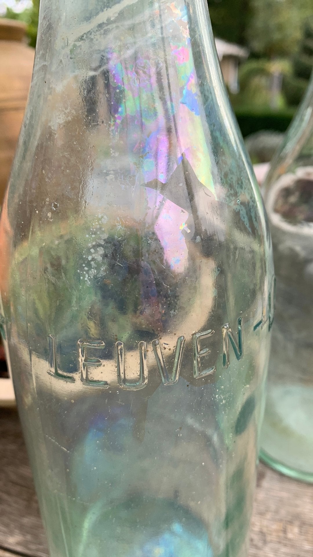 Grote oude fles STAR LEUVEN BREDA, Ophalen of Verzenden, Gebruikt