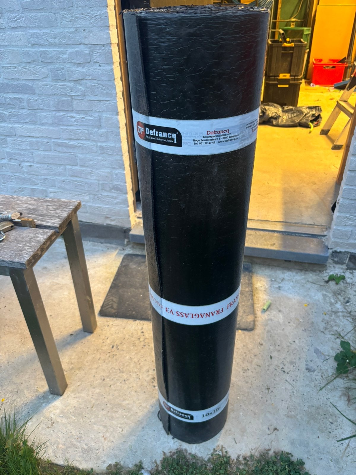 Bitumen onderlaag 10m2, Doe-het-zelf en Bouw, Dakpannen en Dakbedekking, Ophalen, Zo goed als nieuw