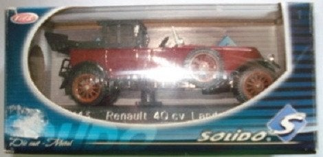 Renault 40 CV Landaulet Solido 1/43 1:43, Envoi, Comme neuf, Voiture, Solido