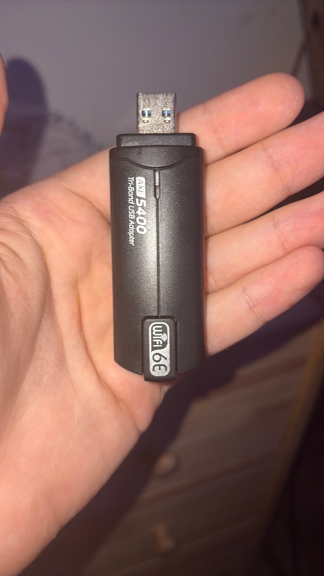 AXE5400 Tri-Band Wi-Fi 6E USB-adapter, Verzamelen, Ophalen, Zo goed als nieuw