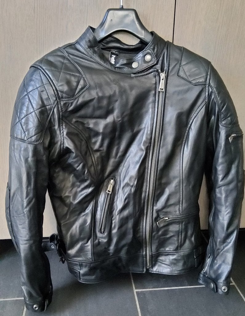 Veste cuir dame HELSTONS - Taille M, Motoren, Ophalen, Nieuw zonder kaartje, Dames, Jas | leer