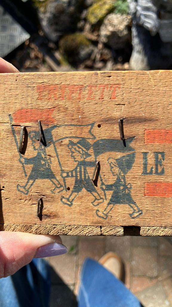 vintage Franse champignonkrat van het merk TRIPLETT., Antiek en Kunst, Curiosa en Brocante, Ophalen of Verzenden