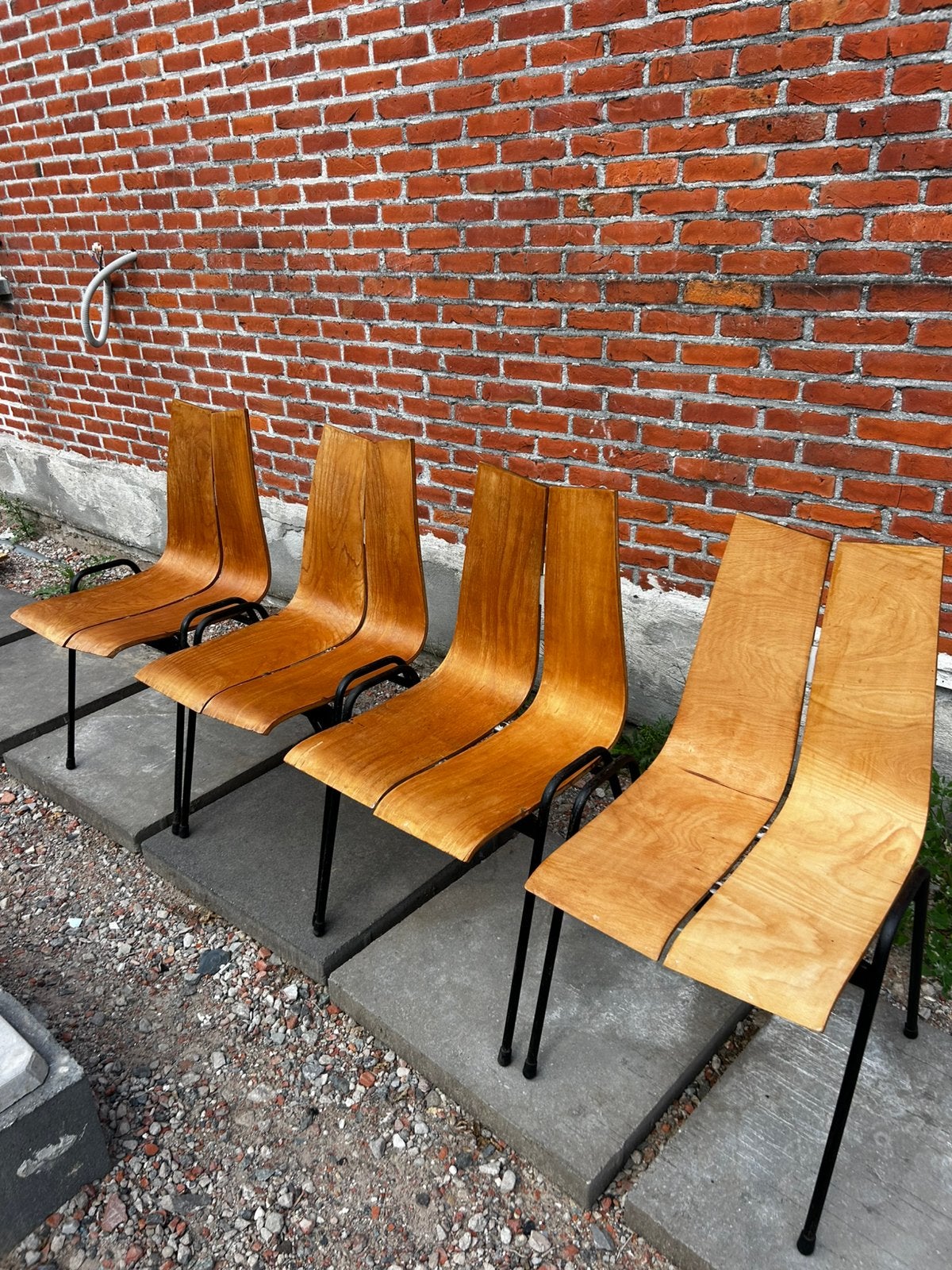 chaises vintage, Enlèvement, Comme neuf
