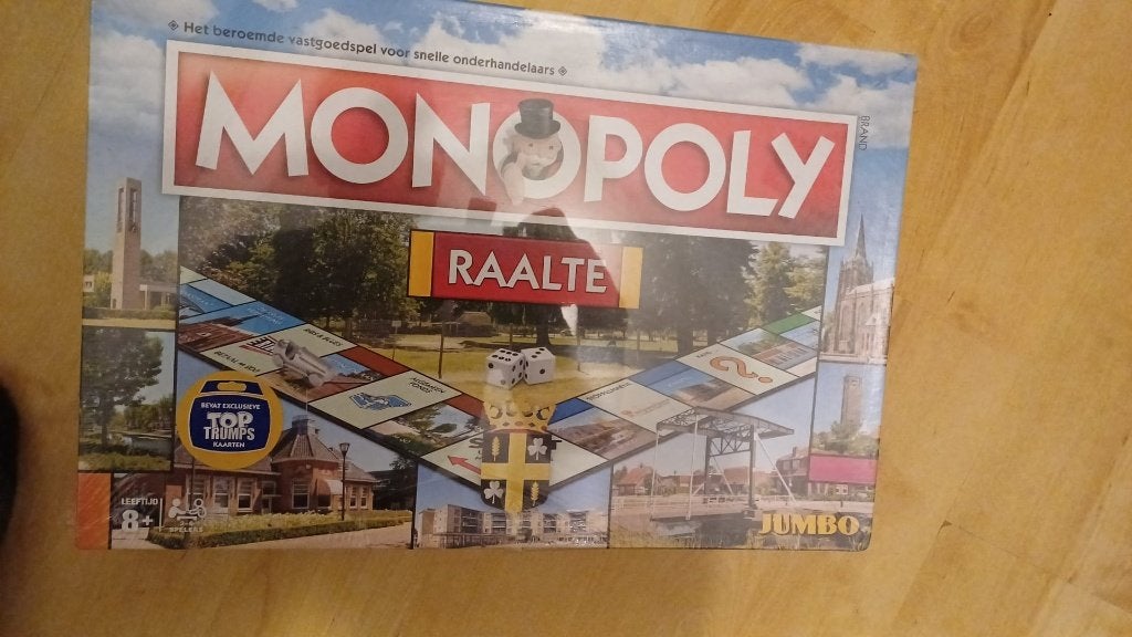 jeu de plateau Seal Monopoly Raalte Monopoly limited, 1 ou 2 joueurs, Enlèvement ou Envoi, Neuf, Monopoly