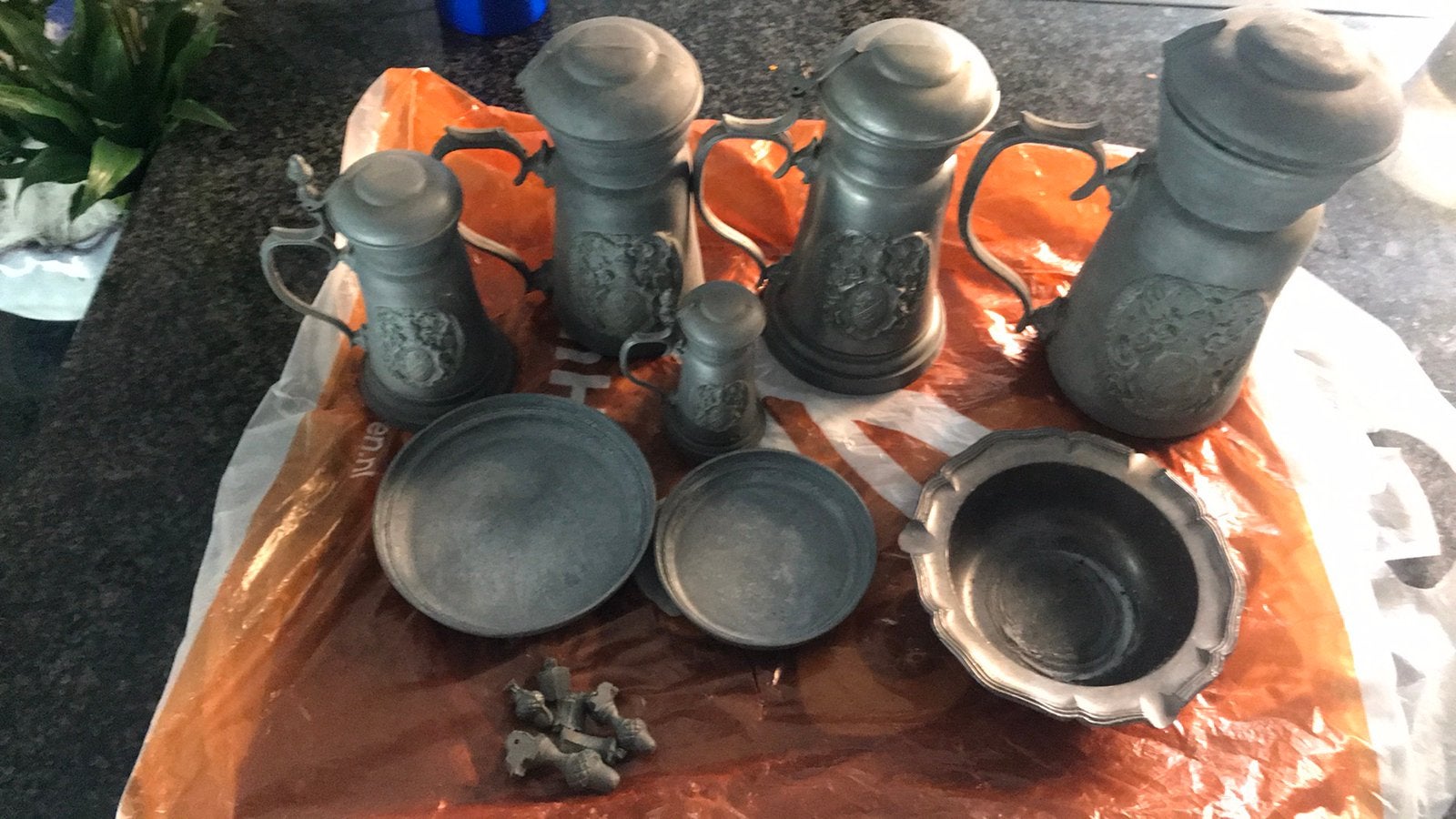 Tin, Antiek en Kunst, Ophalen of Verzenden