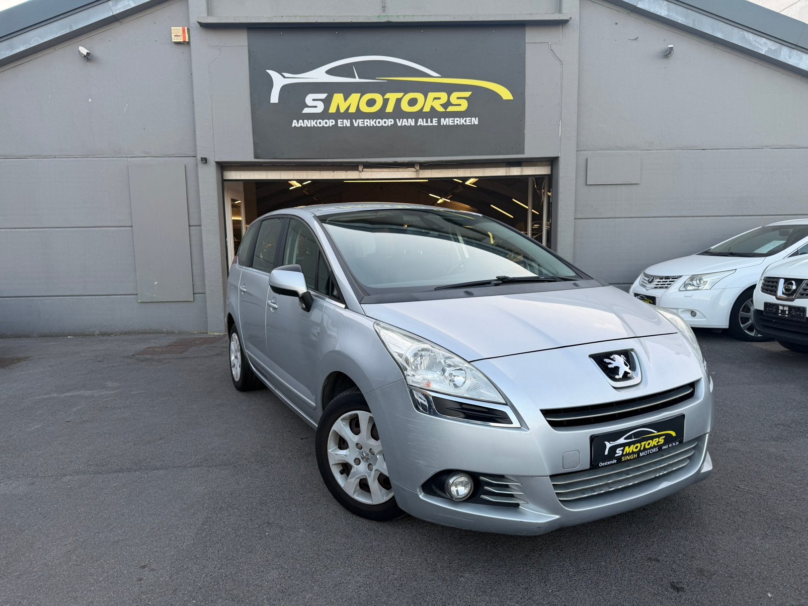Peugeot 5008 1.6 HDi | Airco | Keuing+Carpass | GARANTIE |, Autos, Achat, 82 kW, Entreprise, Tissu