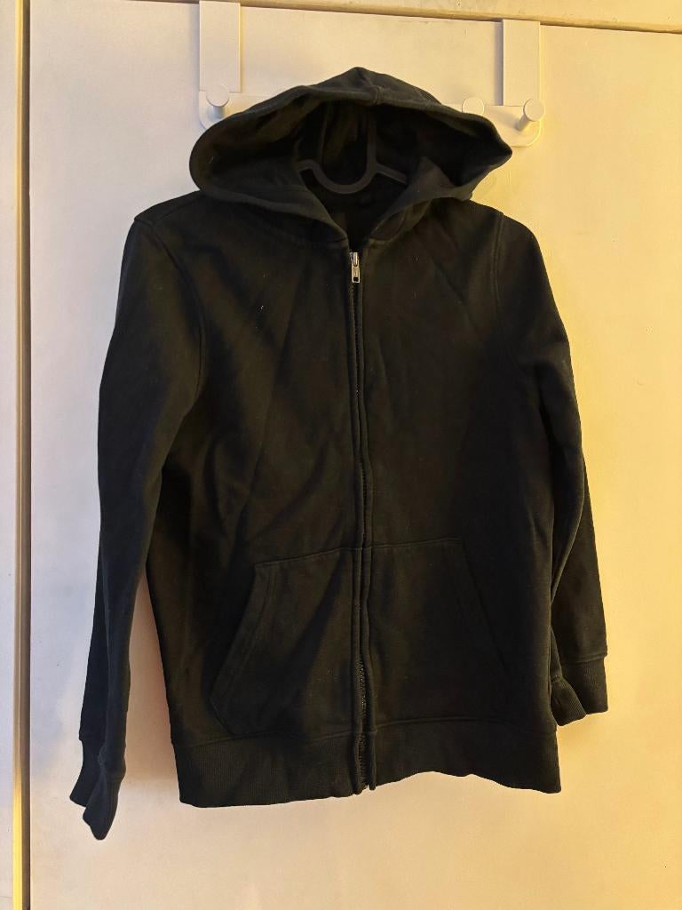 Zwarte hoodie, Kinderen en Baby's, Kinderkleding | Maat 152, Gebruikt, C&A, Jongen of Meisje, Trui of Vest