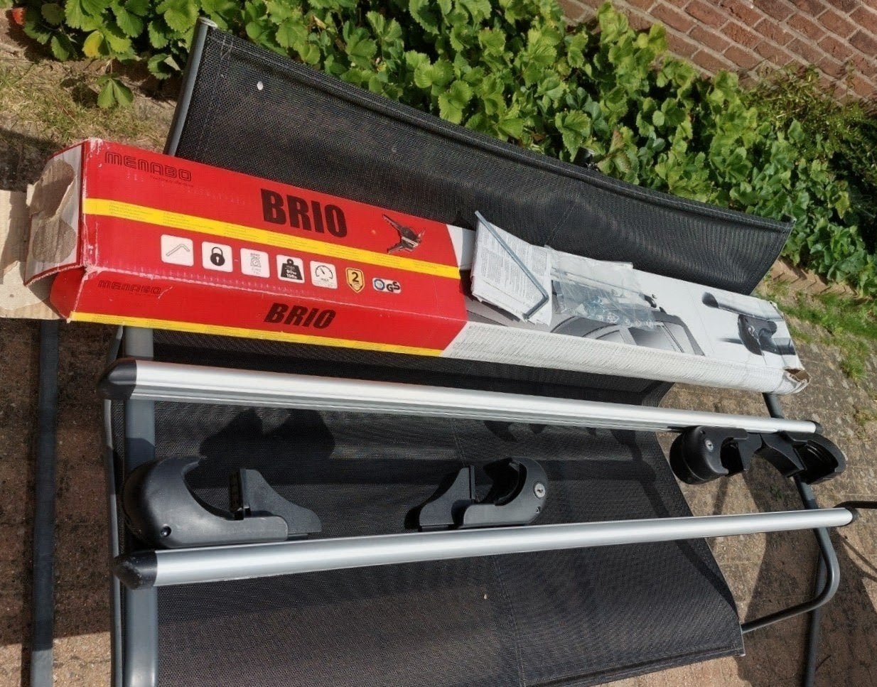 Menabo Brio Dakkofferdragers / Dakdragers - Nieuw in doos, Auto diversen, Dakkoffers, Ophalen, Nieuw