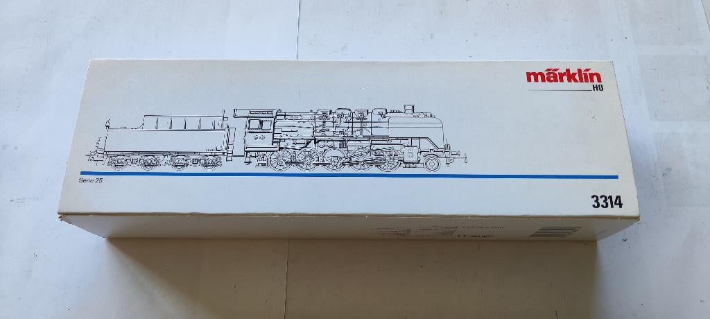 Märklin 3314 loc met tender, Wisselstroom, Gebruikt, Locomotief, Ophalen of Verzenden