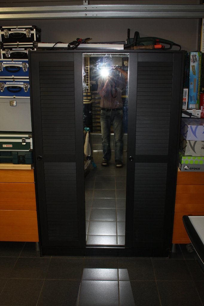 Armoire de rangement avec penderie, Maison & Meubles, 100 à 150 cm, Utilisé, Ikea, 50 à 75 cm