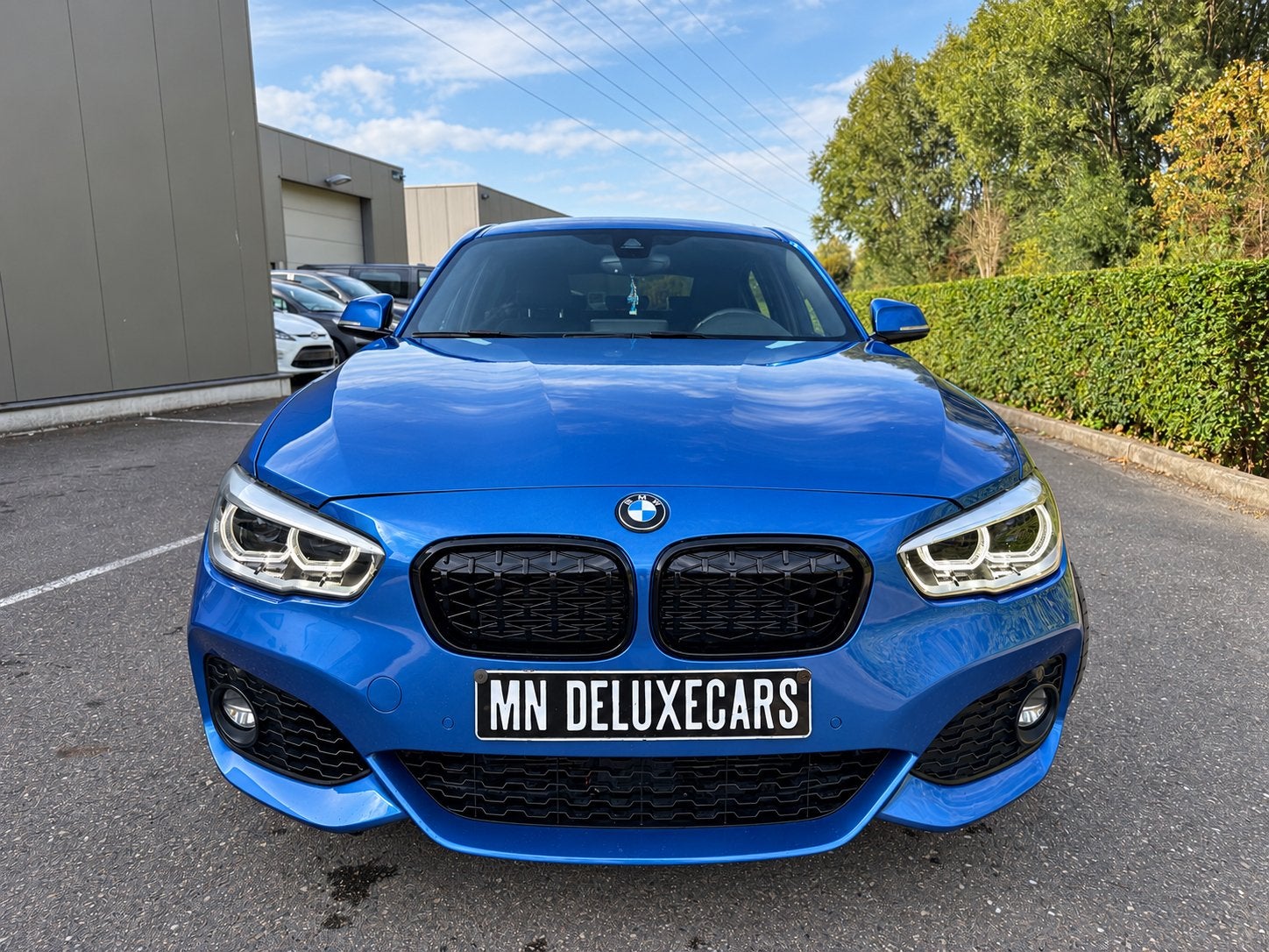 BMW 120i 2.0 Benzine Automaat – 184 pk – M Sport-look, Auto's, 1998 cc, Gebruikt, 4 cilinders, Blauw