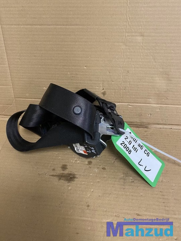 AUDI A6 C6 Links voor gordel zwart 2004-2011, AUDI AG, Auto-Union-Strasse 1
85045  Ingolstadt, DE, Audi, Utilisé