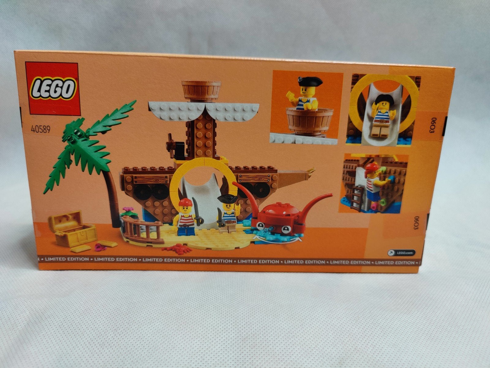 Lego Piratenschip speelplaats 40589, Lego, Nieuw, Ophalen of Verzenden, Compleet