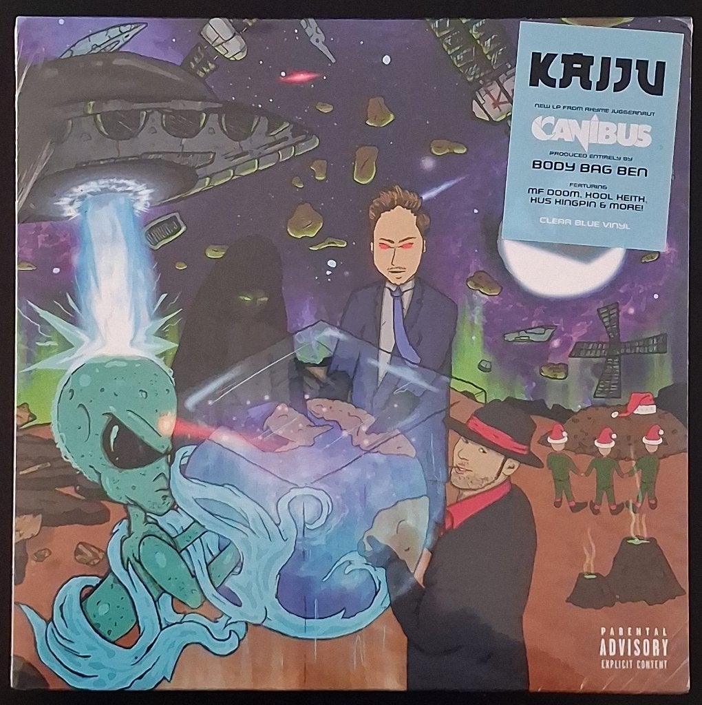LP Canibus & Body Bag Ben ‎- Kaiju (Limited Blue Clear Vinyl, LP, Ophalen of Verzenden, 12 inch, Limited edition