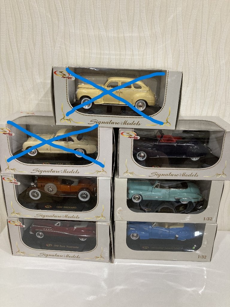 zolderopruiming: Signature Models Modelauto's schaal  1:32, Ophalen of Verzenden