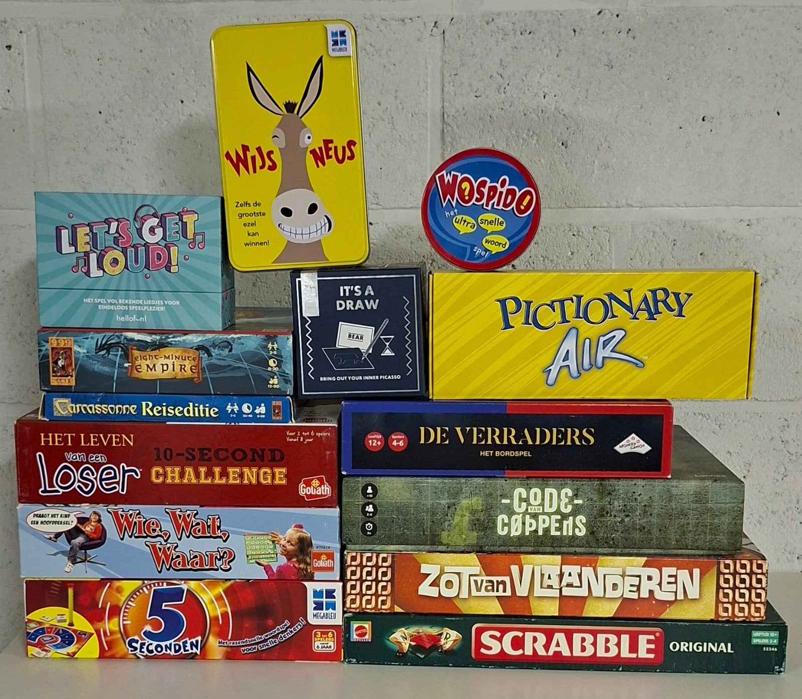 Spelletjes - 14 stuks, Hobby en Vrije tijd, Gezelschapsspellen | Overige, Ophalen