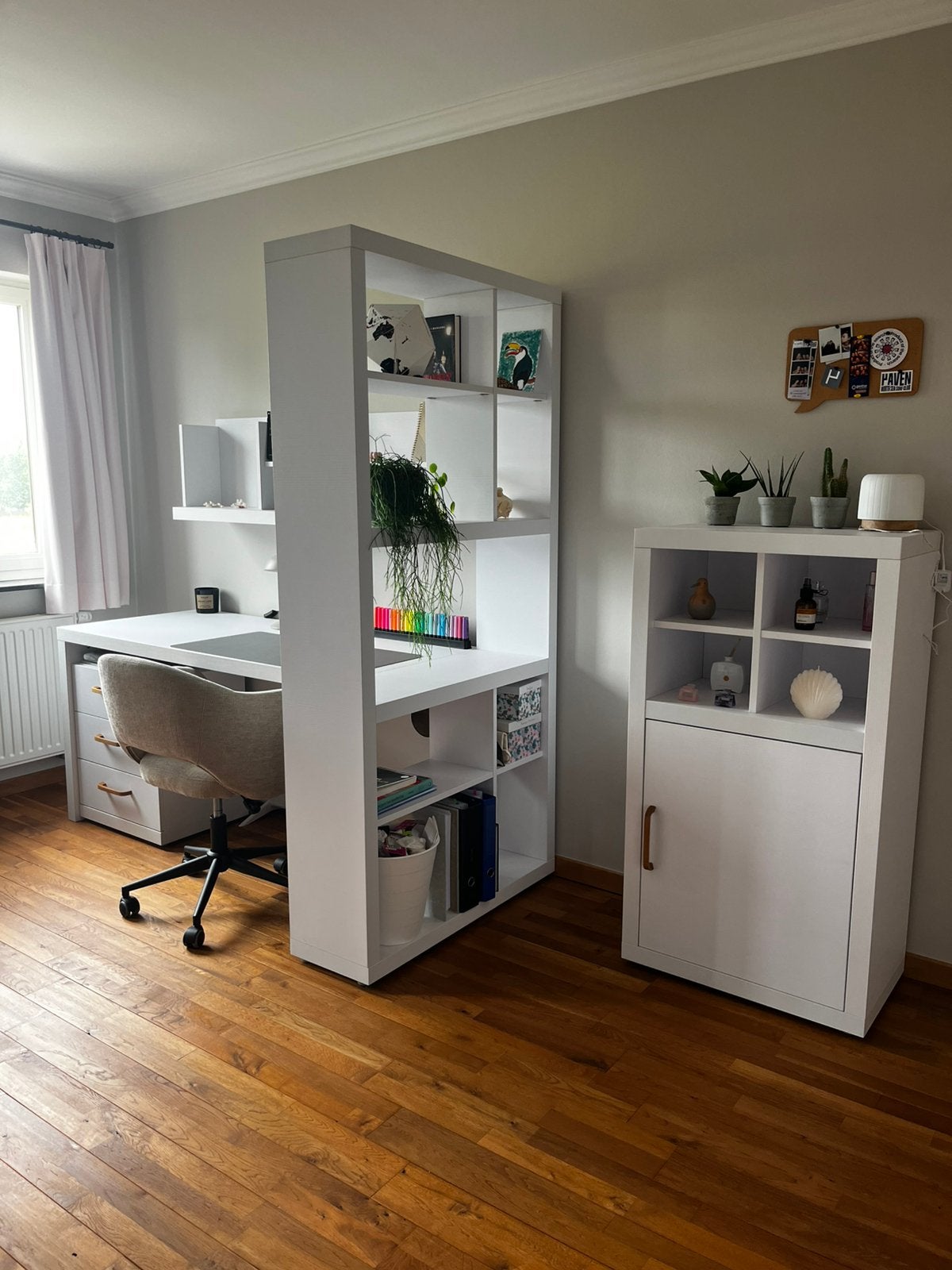 Complete 7-delige witte jeudgkamer, Enlèvement, Comme neuf, Une personne, Neutraal, past bij elke stijl en kleur