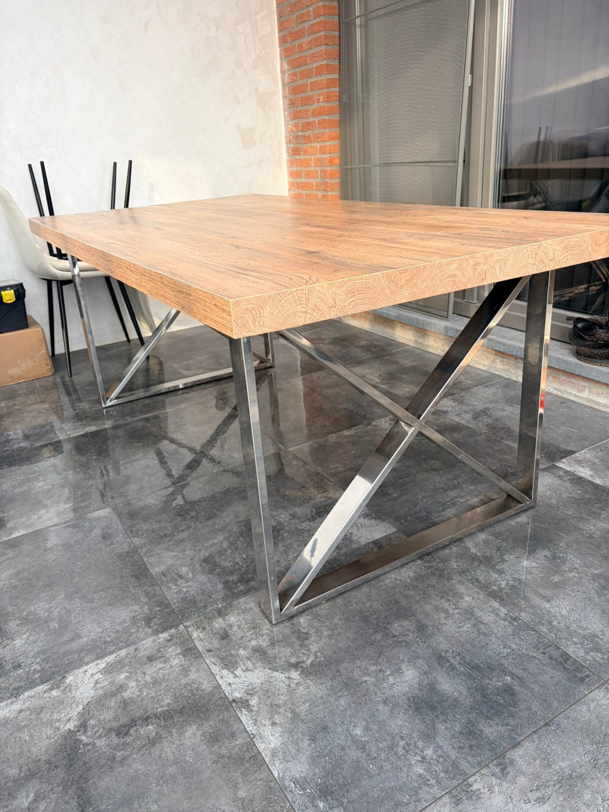 Table à manger 200x100, Enlèvement, Comme neuf