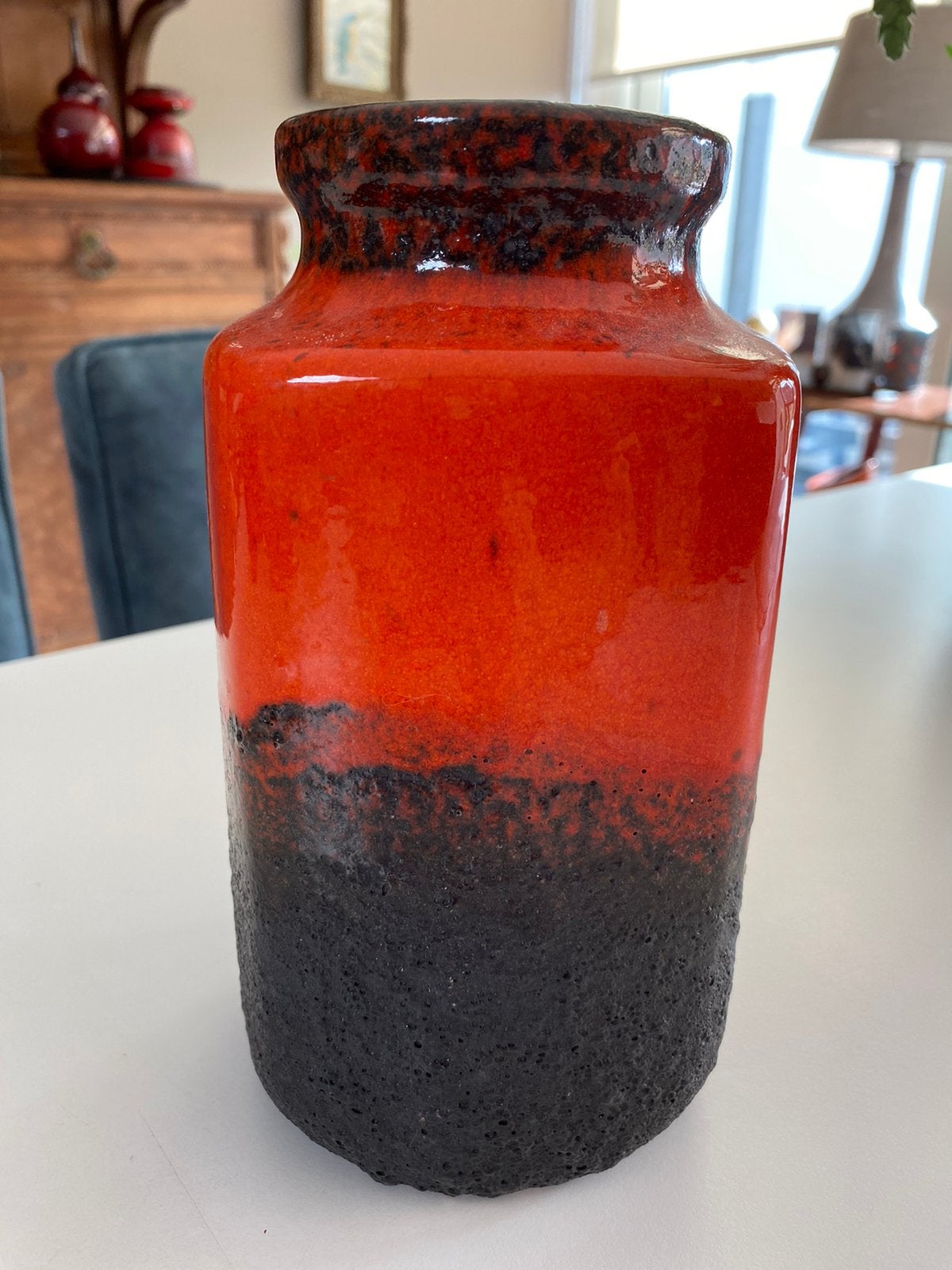 Vintage Scheurich vaas, Antiek en Kunst, Ophalen