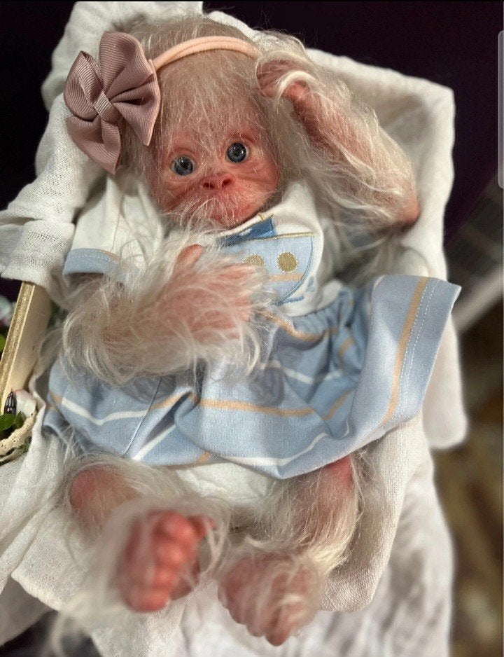 Poupée Reborn Baby Singe, Enlèvement ou Envoi, Neuf, Poupée, Réaliste ou Reborn