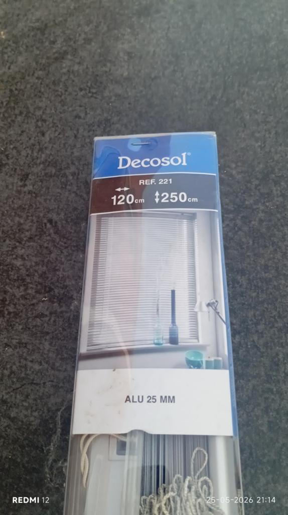 Decosol rolgordijnen REF. 221, Enlèvement ou Envoi, Neuf, 100 à 150 cm, 200 cm ou plus