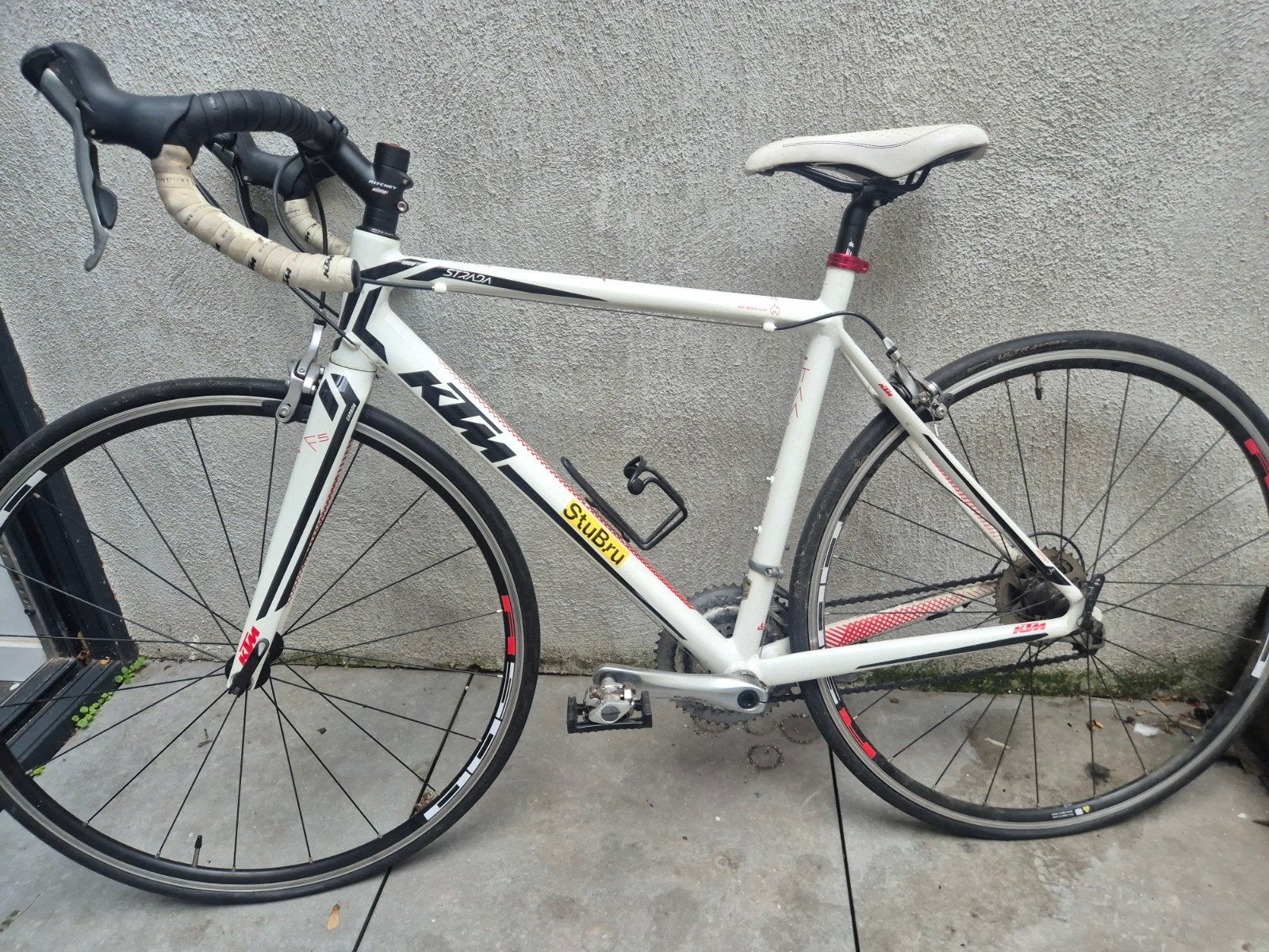 KTM koersfiets, Ophalen, Aluminium