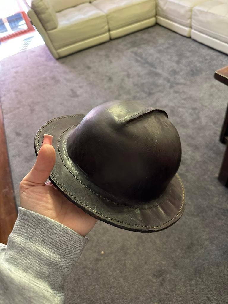 Casque mineur d’epoque, Enlèvement ou Envoi, Porté, Chapeau