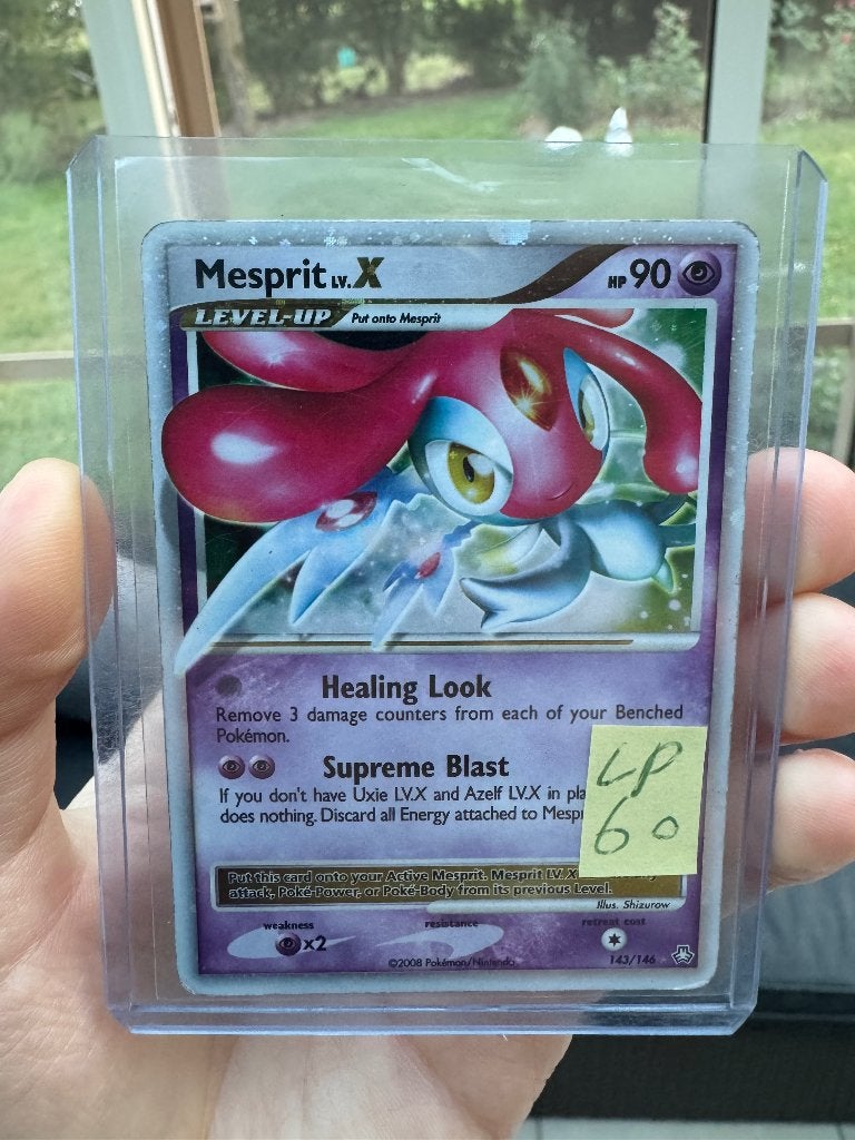 Mesprit lv X legends awakend, Ophalen of Verzenden, Gebruikt, Losse kaart, Foil