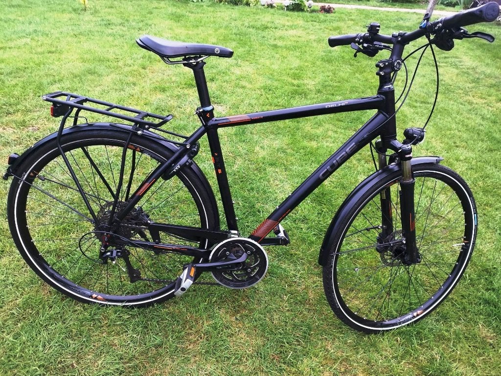 Cube Delhi PRO. Gts Global Travel System. 30 Versnellingen, Hardtail, Ophalen, Zo goed als nieuw, Schijfrem