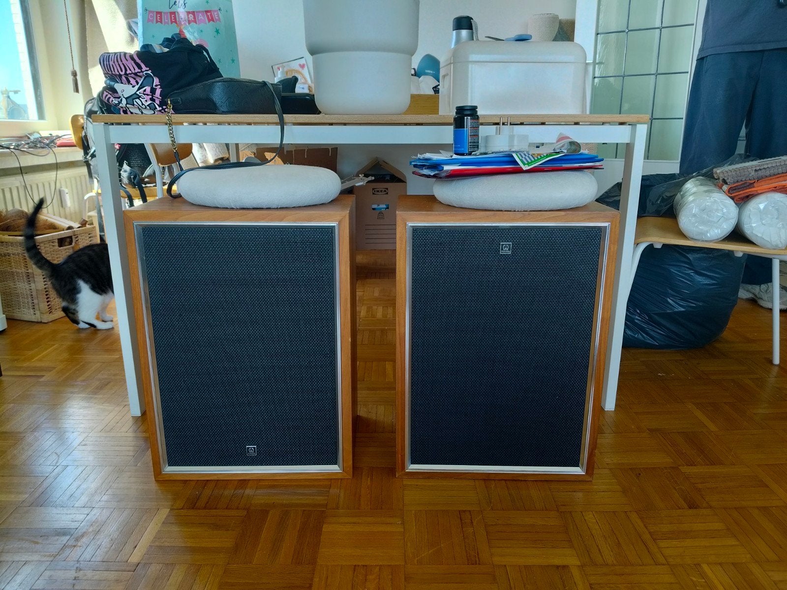 Pioneer boxen in hout 42x56x29cm, Ophalen, Pioneer