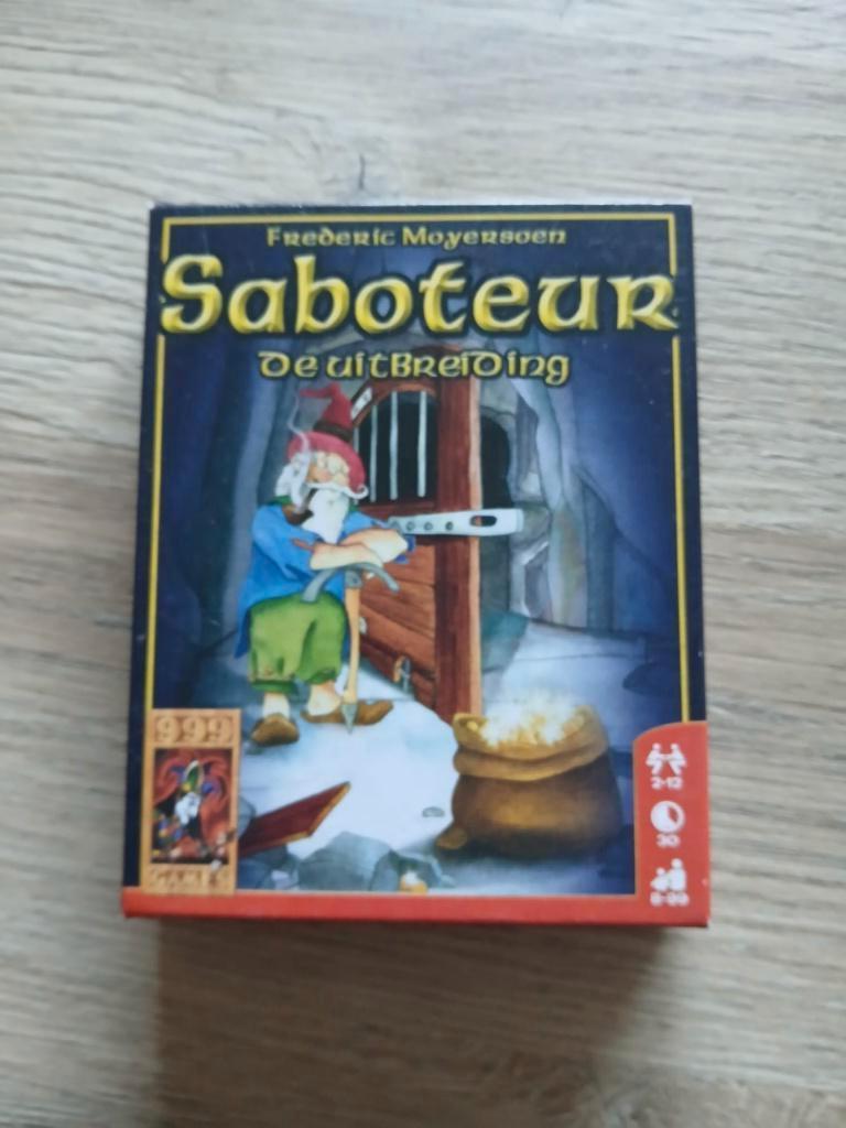 saboteur de uitbreiding, Ophalen of Verzenden, Gebruikt, 999 Games