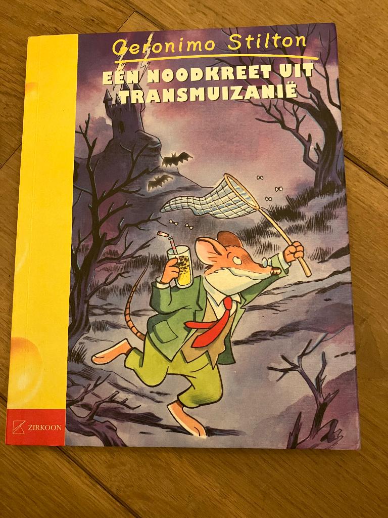 Geronimo Stilton - Een noodkreet uit Transmuizanië, Ophalen of Verzenden, Zo goed als nieuw, Geronimo Stilton, Fictie algemeen