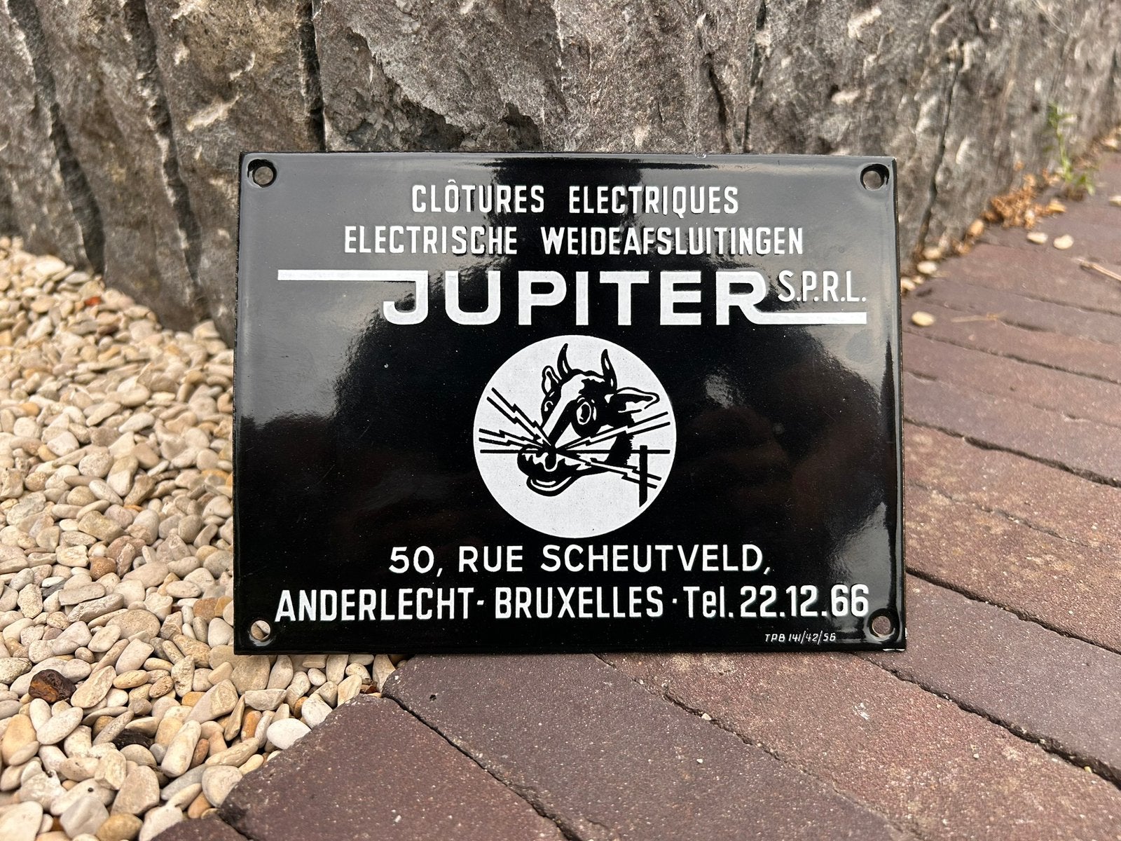 Jupiter emaillebord, Ophalen of Verzenden