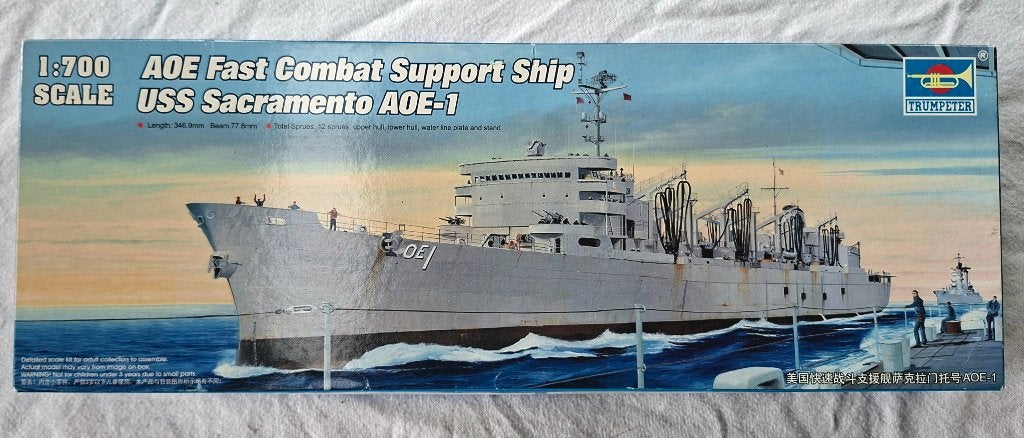 Trompettiste USS Sacramento AOE1 1/700, Hobby & Loisirs créatifs, Modélisme | Bateaux & Navires, Enlèvement ou Envoi, Neuf, 1:200 ou moins