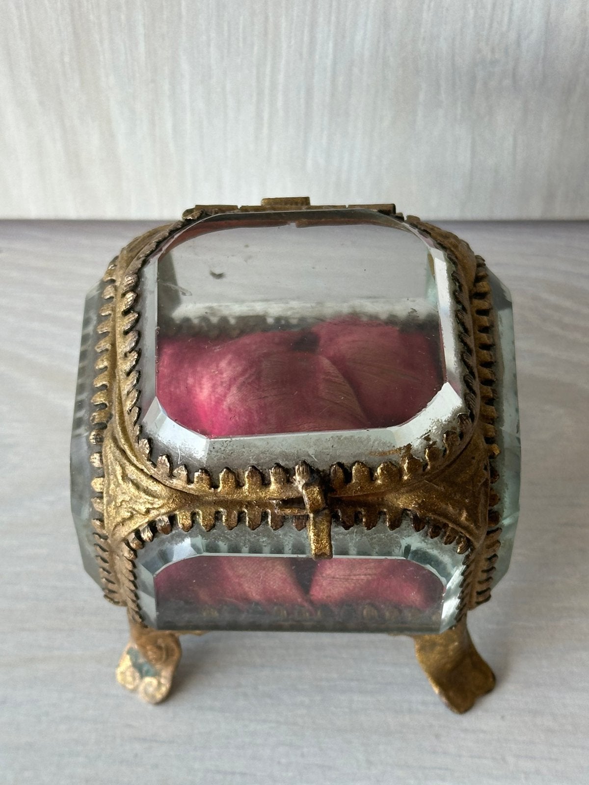 Frans antiek ormolu sieraden kistje, Antiek en Kunst, Ophalen of Verzenden