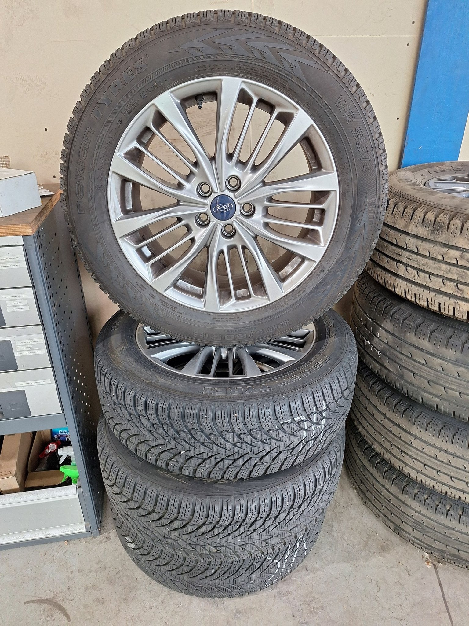 Ford Kuga Winterset 18 Inch Origineel, Auto-onderdelen, Banden en Velgen, Banden en Velgen, Winterbanden, 18 inch, 225 mm, Personenwagen