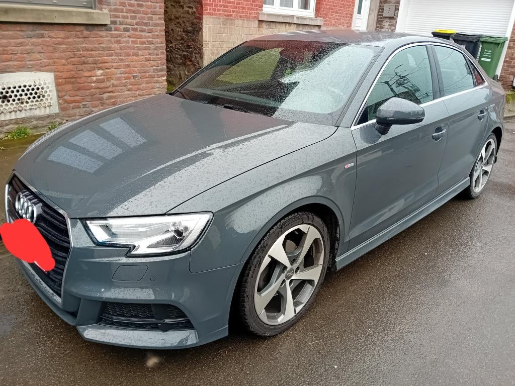 Audi A3 Limousine s-line grijs, Auto's, Zwart, Leder, 5 deurs, Particulier