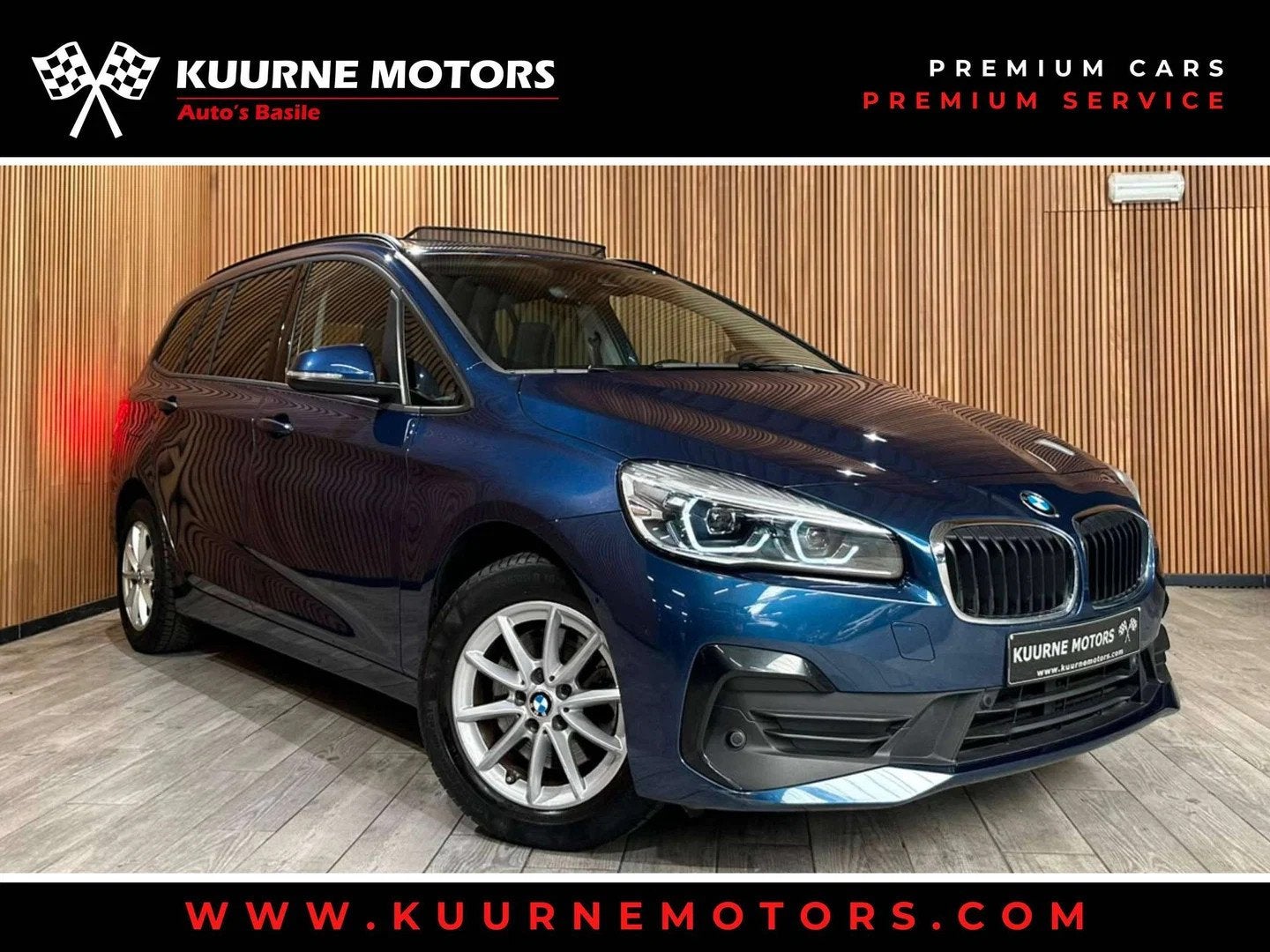 BMW 2 Serie 218 iA GT 7pl Led/Pano/Gps/Pdc/Dab/Cam/Hud/Bt *1, Auto's, Stof, Gebruikt, 2 Reeks, 7 zetels