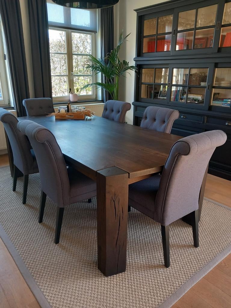 Eettafel hout, Ophalen