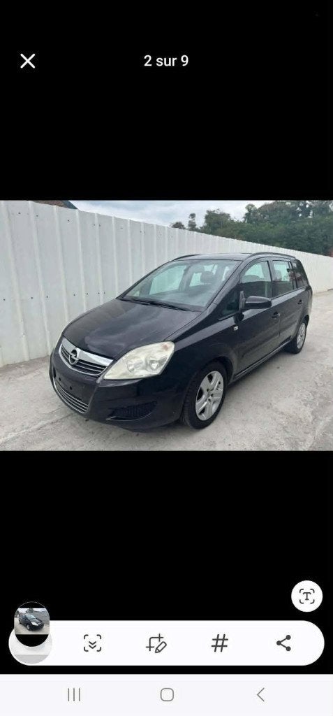 Opel zafira 1.6i essence euro5 7place model 2011 1pro, Autos, Opel, Euro 5, Achat, Entretenue par le concessionnaire, Zafira