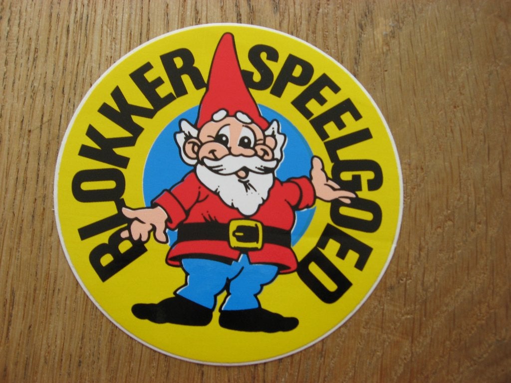 Autocollant vintage Blokker Toy, Collections, Enlèvement ou Envoi, Neuf, Magasin ou Supermarché