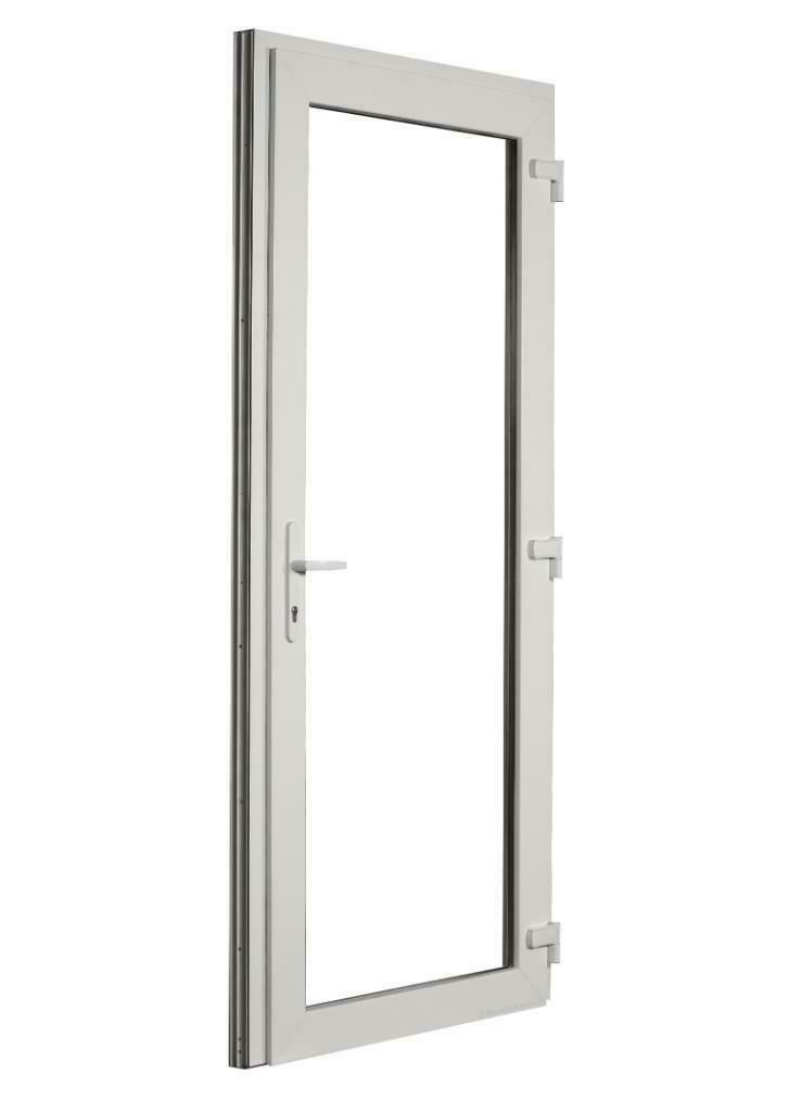 Porte extérieure en plastique avec cadre — En stock | Prix