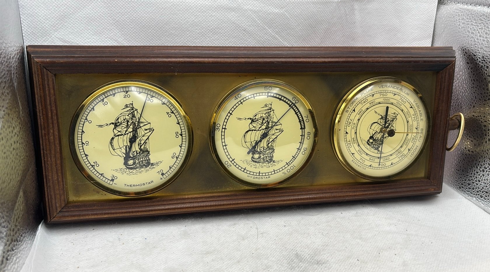 Maritime Weather Station Thermometer, Hygrometer & Barometer, Ophalen of Verzenden, Gebruikt