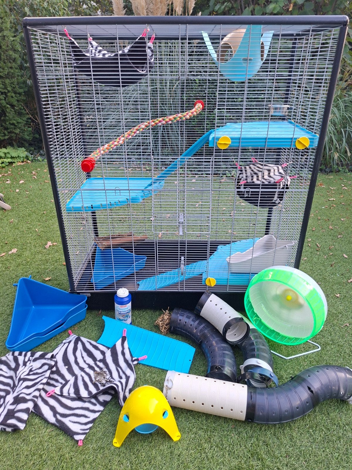 Knaagdierenkooi + benodigdheden, 90 cm ou plus, 75 à 110 cm, Cage, Utilisé